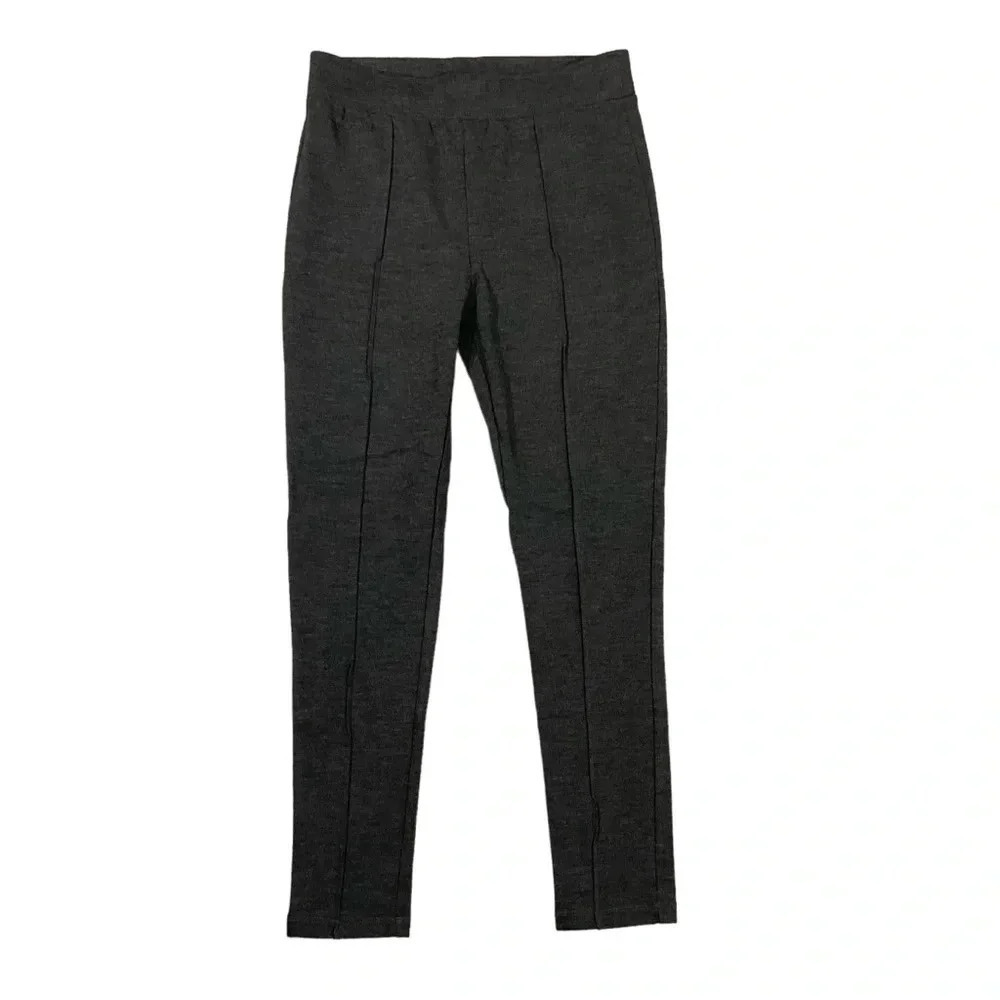 Lou & Grey Seamed Ponte Legging Pant Charcoal Size Medium